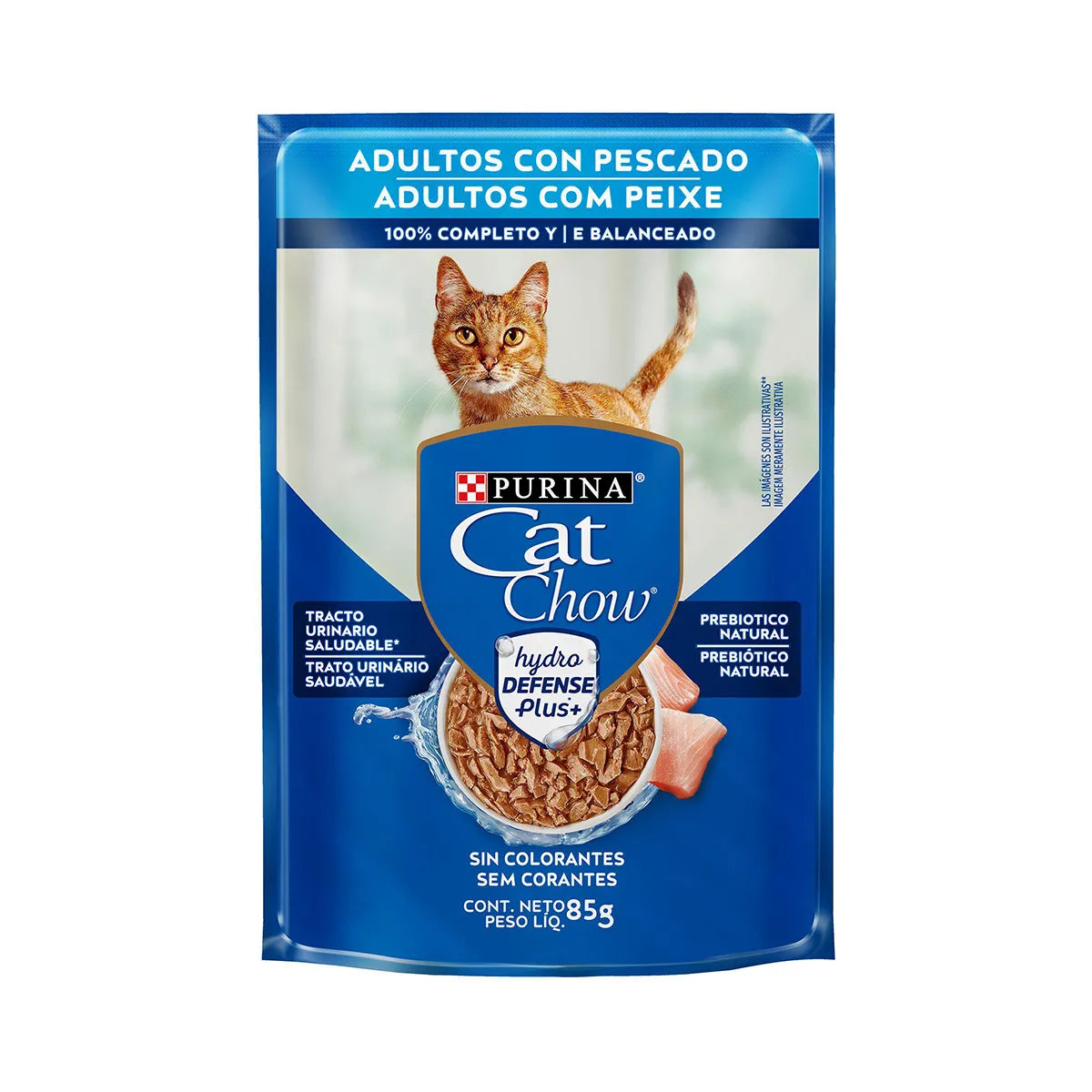 Purina Cat Chow Adultos Húmedo con Pescado 85g