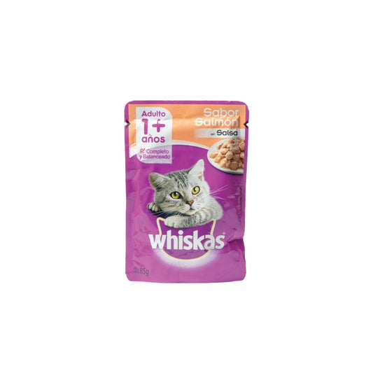Whiskas Adulto Sachet (Salmón) 85g