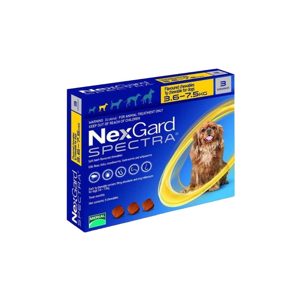 Nexgard Spectra S (3.5-7.5KG)