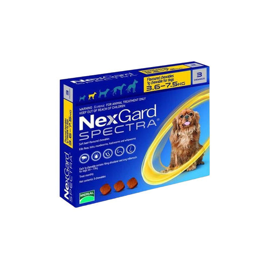 Nexgard Spectra S (3.5-7.5KG)