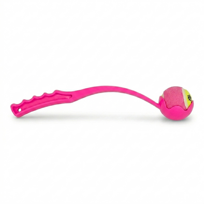 Lanzador de Pelota de Tenis para Perros - Rosa