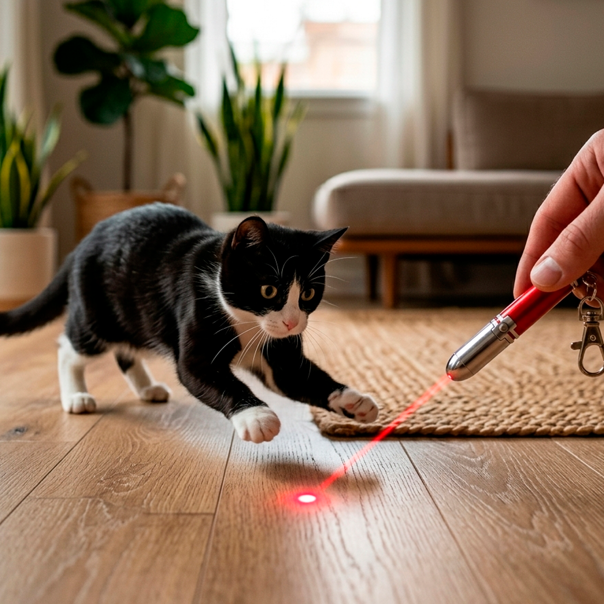 Puntero Láser Interactivo para Gatos