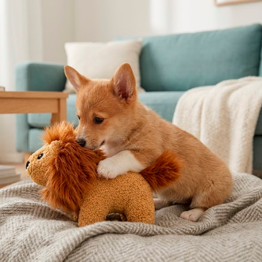 León de Peluche con sonido interactivo