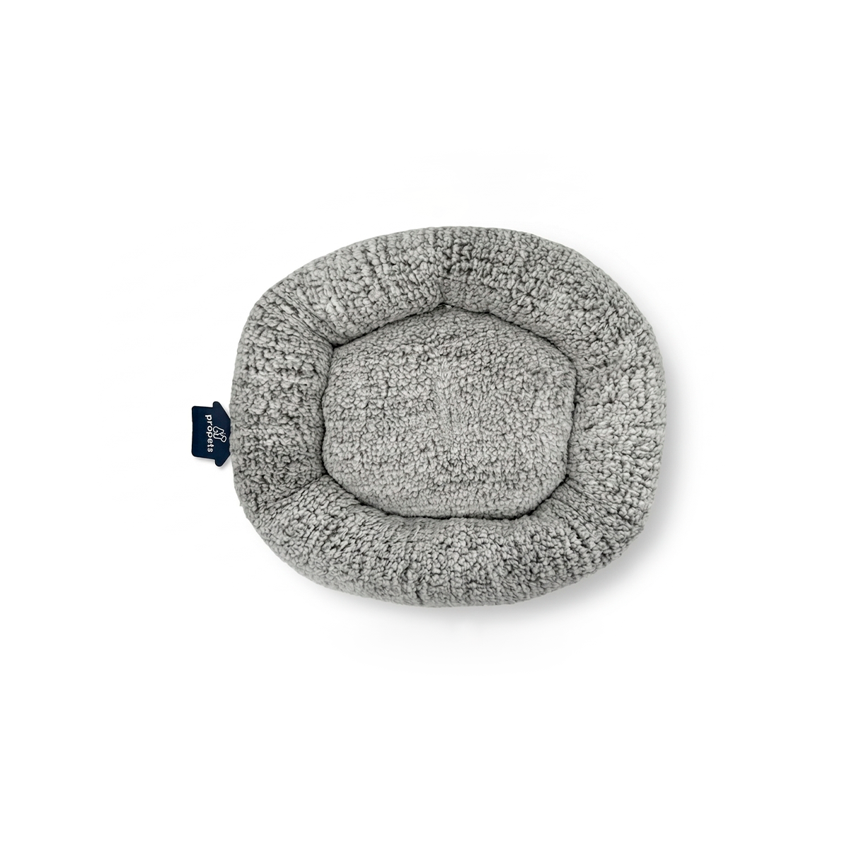 Cama Circular Gris para Mascotas