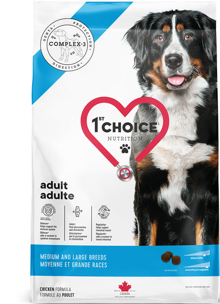 1st Choice Dog Adult M/L Chicken 18KG