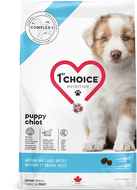 1st Choice Dog Puppy M/L Chicken 12KG