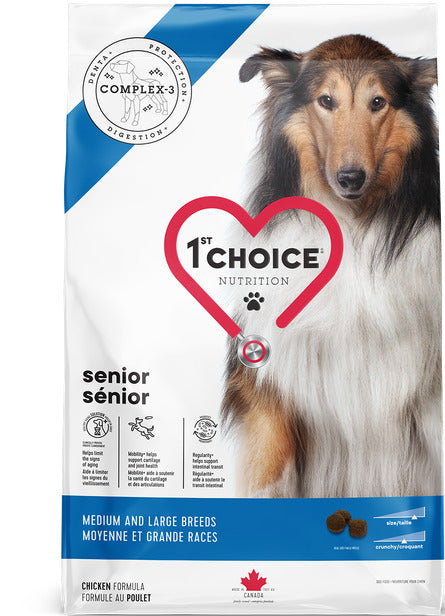 1st Choice Dog Senior M/L Chicken 12KG